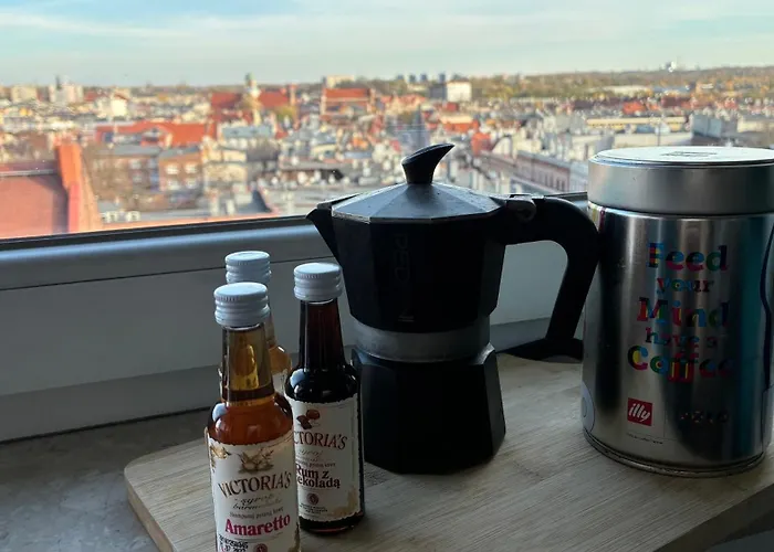 Apartmán Art View 9 - Panoramiczny Widok Na Bytom, Klimatyczny Dla Dwojga, King Size Bed, Parking